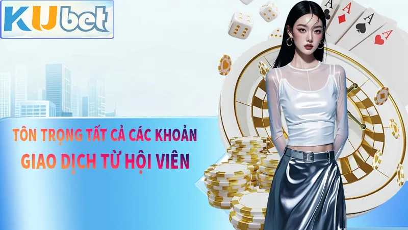 Khi rút và nạp tại KUDV hội viên được đảm bảo thông tin an toàn tuyệt đối