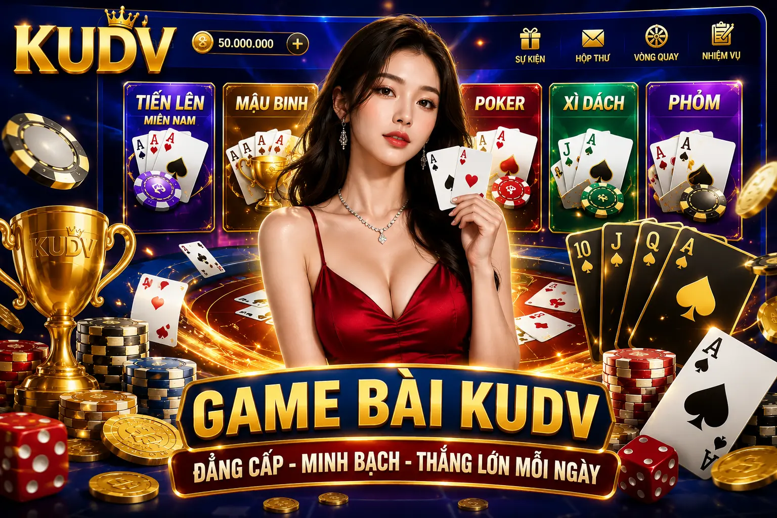 Game bài KUDV hay nhất