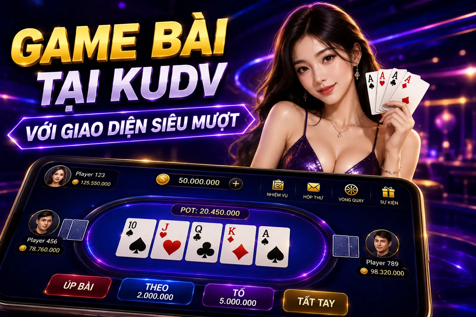 Giao diện siêu mượt