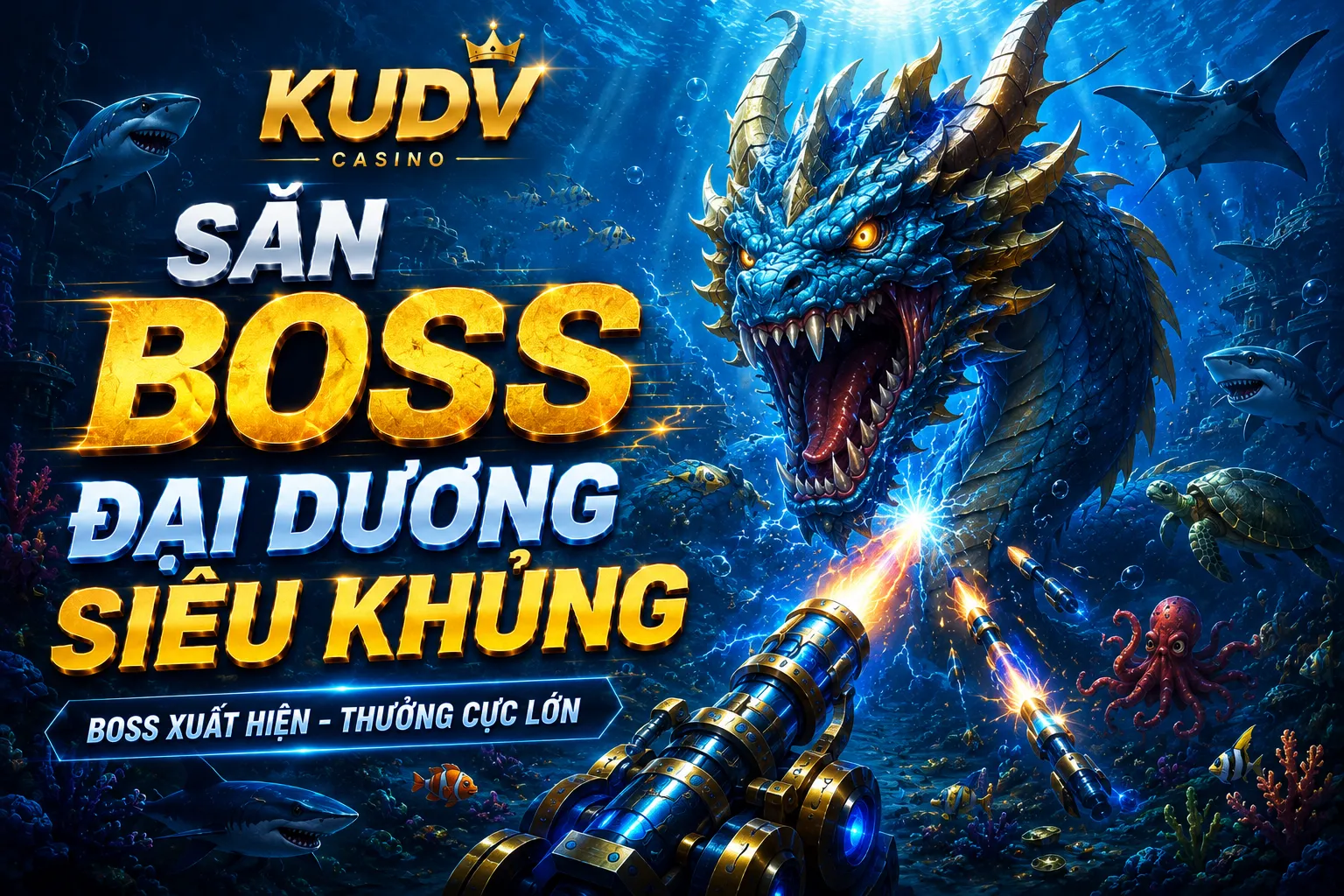 Săn boss đại dương siêu khủng