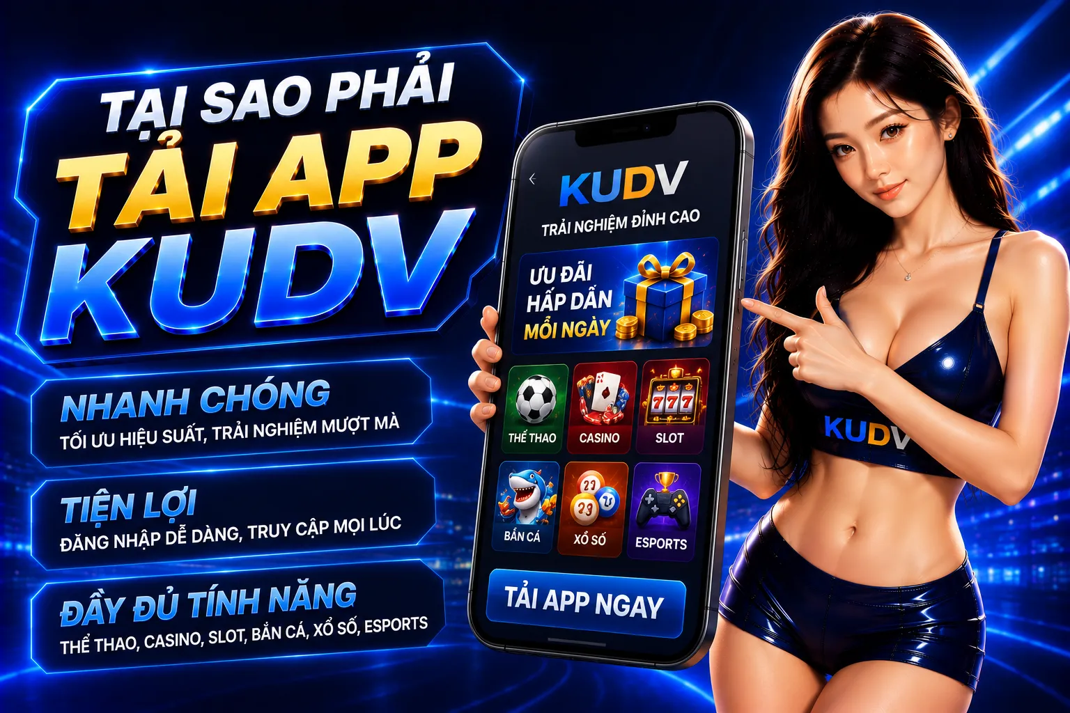Tại sao phải tải app KUDV