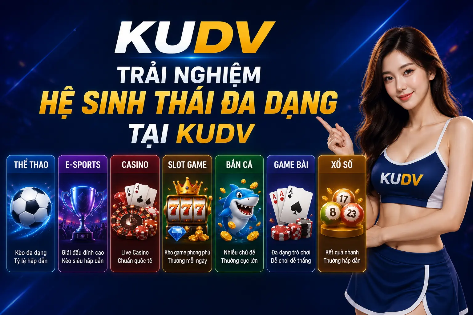 Trải nghiệm hệ sinh thái đa dạng tại kudv